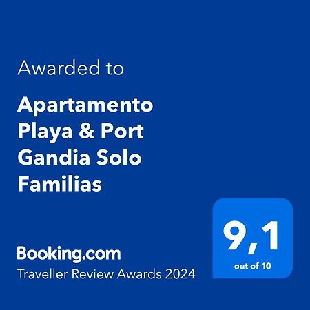 Apartamento Playa & Port Gandia Solo Familias ภายนอก รูปภาพ